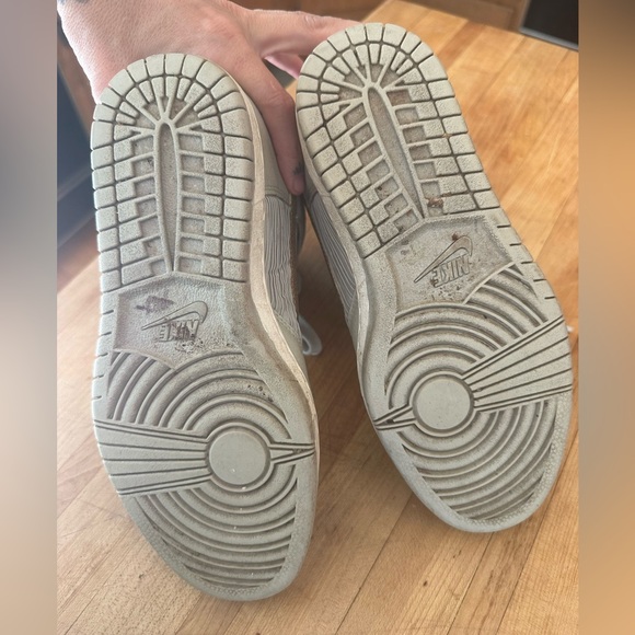 Cream Nike Wedge Platforms with Rose Gold Swoosh size 7.5 Women’s - Picture 3 of 8